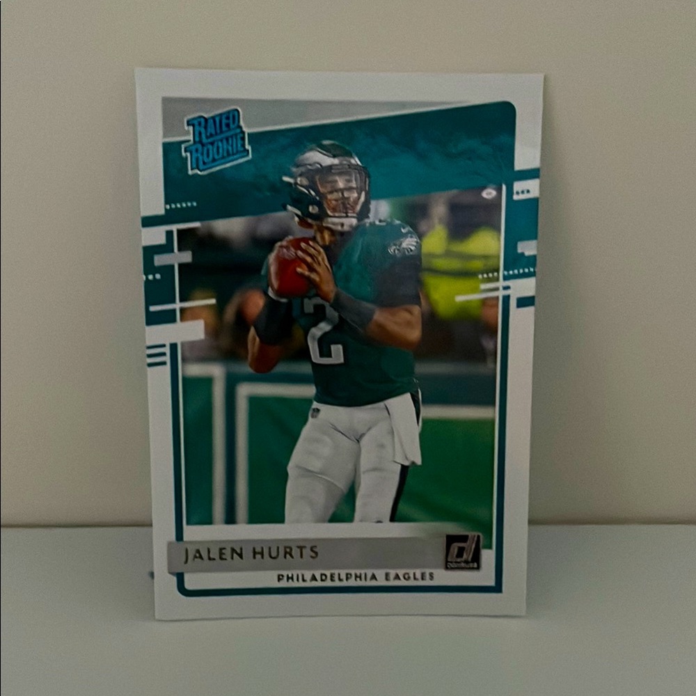 Rare Jalen Hurts Rated Rookie Card